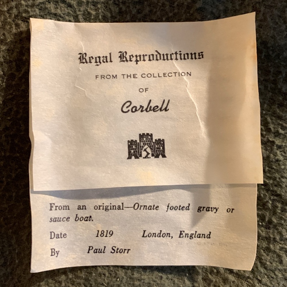 Regal Reproductions of Corbell silver plated napkin ring pair in original box - Picture 14 of 15